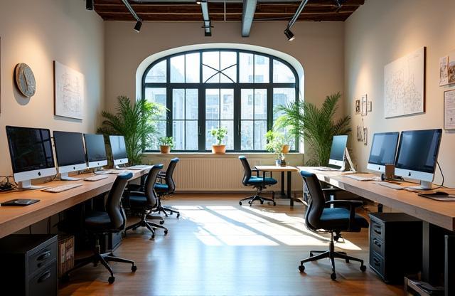Interior of Southern Cross Creative Design studio in Melbourne