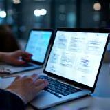 UI/UX digital design wireframes - Southern Cross Creative