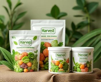 Harvest Health Foods rebrand & packaging by Southern Cross